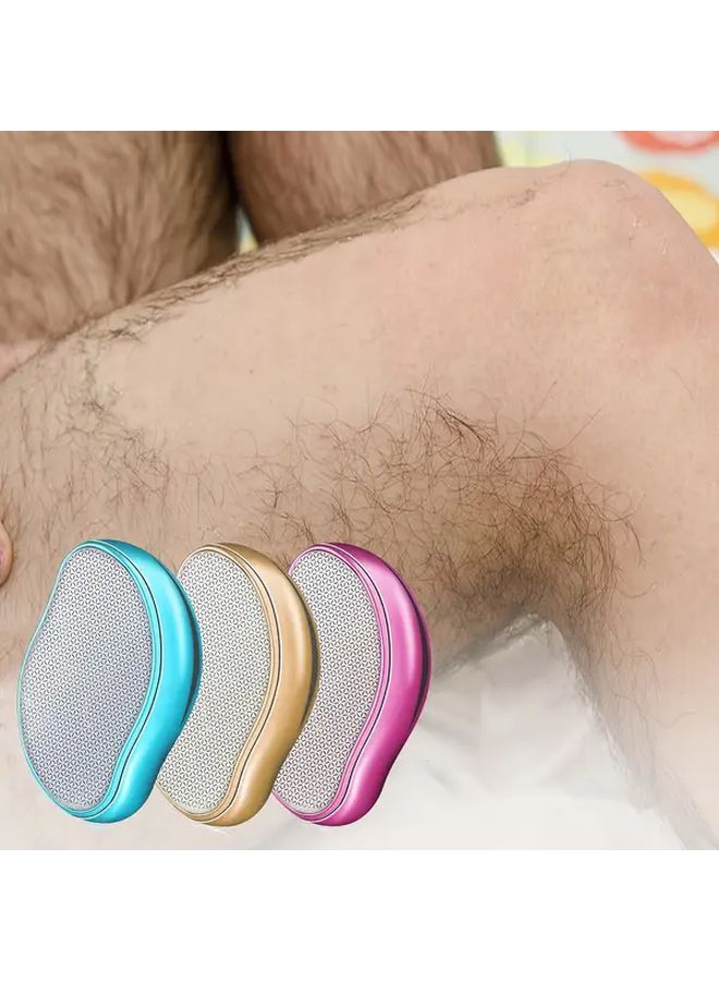 Blue Crystal Hair Removal Tool 2pcs Painless Exfoliation Reusable Waterproof For Body - Image 1